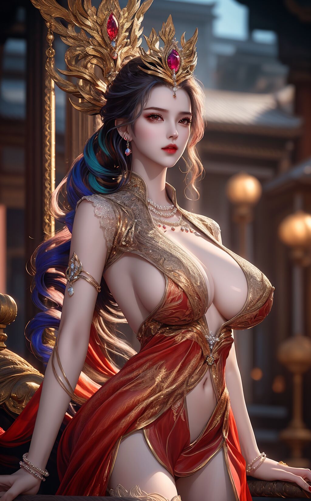 [AI Generated] Douluo Dalu Bibi Dong’s imperial concubine outfit